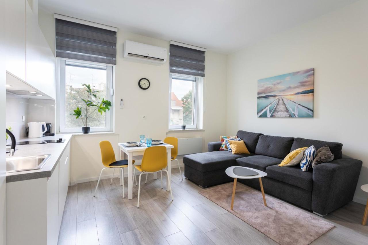 Bright And Modern Apartments In City Center Zágráb Kültér fotó